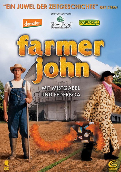 Farmer John - mit Mistgabel und Federboa